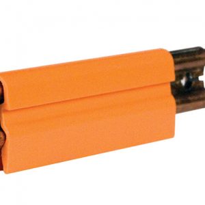 Part No. XA-11009 8-Bar Conductor Bar, 250A, Copper / Steel Lam, Orange PVC Cover, 5FT Length