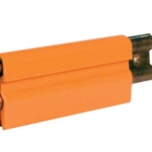 Part No. XA-11013 8-Bar Conductor Bar, 350A, Copper / Rolled, Orange PVC Cover, 5FT Length