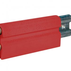 Part No. XA-24305 8-Bar Conductor Bar, 40A, Stainless Steel, Red Medium Heat Cover, 5FT Length