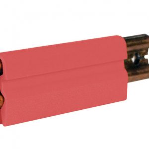 Part No. XA-11027 8-Bar Conductor Bar, 250A, Copper / Steel Lam, Red Medium Heat Cover, 10FT Length