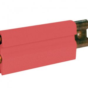 Part No. XA-11031 8-Bar Conductor Bar, 350A, Copper / Rolled, Red Medium Heat Cover, 10FT Length