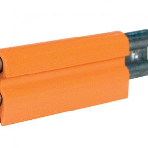 Part No. XA-11039 8-Bar Conductor Bar, 110A, Galvanized Steel, Green High Heat Cover, 5FT Length