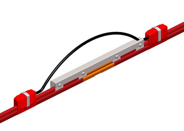 Part No. XA-24306 8-Bar Expansion Section, 40A, Stainless Steel, Red Medium Heat Cover, 10FT Length