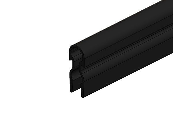 Part No. XA-11114B 8-Bar Conductor Bar Cover, Black UV Resistant PVC, 9FT x 10.5inch