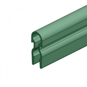 Part No. XA-11114G 8-Bar Conductor Bar Cover, Green PVC, 9FT x 10.5inch