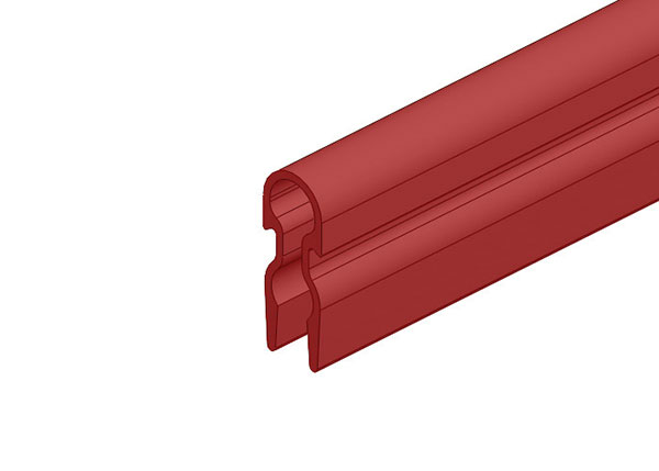 Part No. XA-11115 8-Bar Conductor Bar Cover, Red Medium Heat, 9FT x 10.5inch