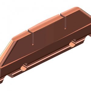 Part No. XA-11154 8-Bar, Collector Shoe, 60A, Copper Graphite, G320