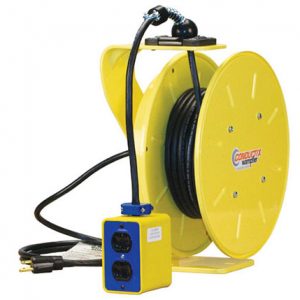 Part No. XA-121160305012 1200 Series PowerReel – 16AWG / 3 Conductors w/ Receptacle Box, Dual 15A/125V 50FT Length