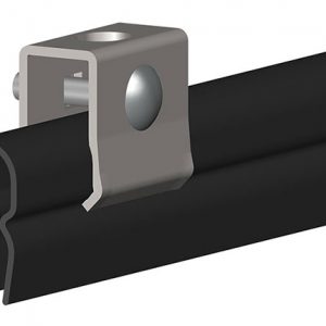 Part No. XA-12171 8-Bar End Cap Assembly, Black UV Resistant For 500A Solid Copper Bar, Plated Steel Hardware