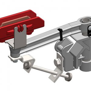 Part No. XA-13132 8-Bar, Collector, 30A, Single, J-Head H-Base Self-centering, 15 inch Pigtail