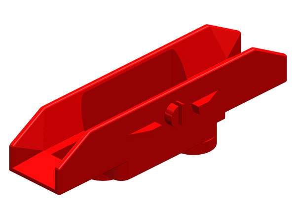 Part No. XA-13210 8-Bar, Collector Parts, Case, 60A-100A, J-Head, Red Lexan