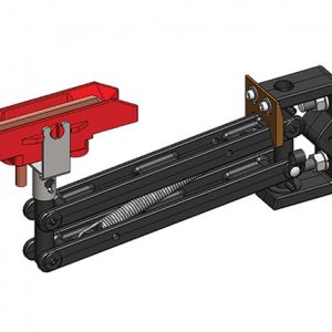 Part No. XA-13624 8-Bar, Collector, 100A, Single J-Head, C-Base, Lateral Mount, 15-3/16 inch