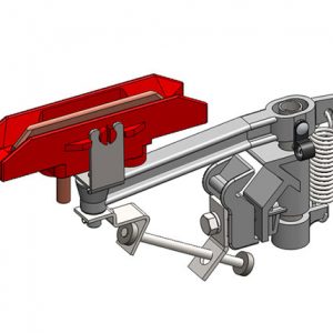 Part No. XA-13625 8-Bar, Collector, 100A, Single J-Head, C-Base, Self-Centering, 15-3/16 inch
