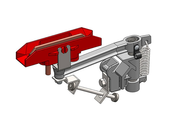 Part No. XA-29687 8-Bar, Collector, 100A, Single J-Head, C-Base, Self-Centering, Stainless Steel