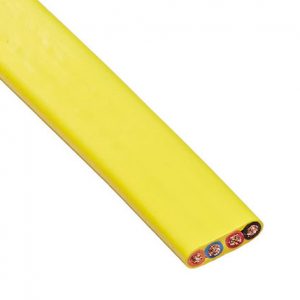 Part No. XA-23958Y Cable, Flat PVC, 2 AWG / 4 Conductor, Yellow