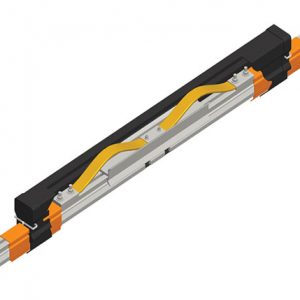 Part No. XA-23512 Hevi-Bar II, Expansion Section, 1000A, Orange PVC Cover, 20 ft L