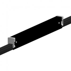 Part No. XA-23512C Hevi-Bar II, Expansion Section, 1000A, Black UV Resistant Cover PVC Cover, 20 ft