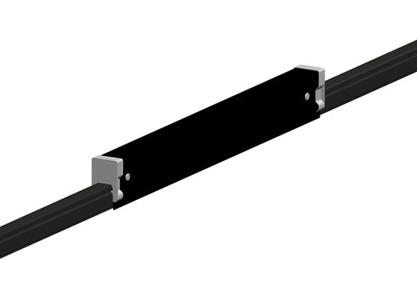 Part No. XA-23512C Hevi-Bar II, Expansion Section, 1000A, Black UV Resistant Cover PVC Cover, 20 ft