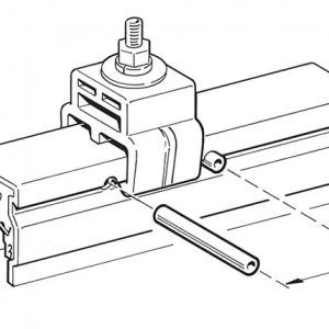 Part No. XA-23946 Hevi-Bar II, Pin, Anchor, Fiberglass/Polyester (used to anchor hanger clamp)