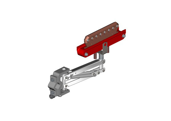 Part No. XA-24060Q Hevi-Bar II, Collector, 300A, Single, R-Head, C-Base (for 700A to 1500A bar), Short