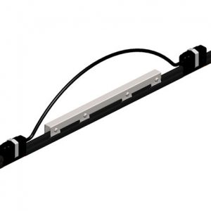 Part No. XA-24279B 8-Bar Expansion Section, 40A, Stainless Steel, Black UV Resistant PVC Cover, 10FT Length