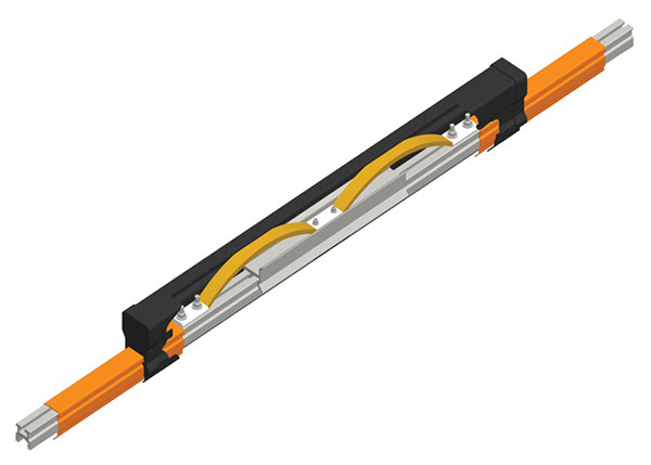 Part No. XA-24566 Hevi-Bar II, Expansion Section, 700A, Orange PVC Cover, 15 ft L