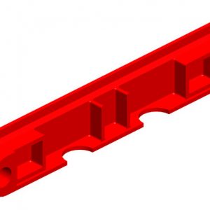 Part No. XA-24840 Hevi-Bar II, Collector Shoe, Case Half, Molded, High Heat