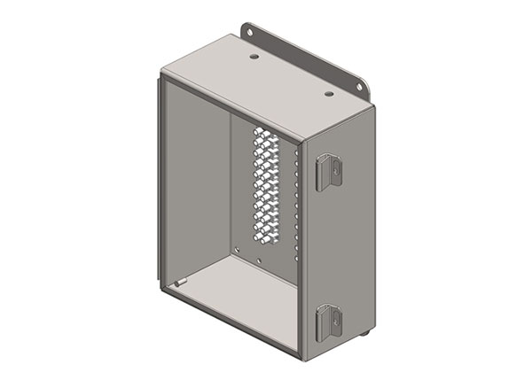 Part No. XA-28314M Junction Box, NEMA 4X, With Terminals For 24-Pole Control, 10″ x 8″ x 6″