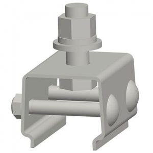 Part No. XA-28374 Hevi-Bar II, Hanger, 700-1500A, Cross-bolt, Stainless Steel, with Stainless Steel Hardware