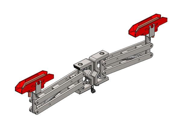 Part No. XA-29435 8-Bar, Collector, 200A, Tandem, J-Head, C-Base, Stainless Steel