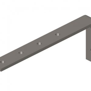 Part No. XA-29441 Hevi-Bar II, Bracket, Web, Plated, For 4 Conductor Bars, 16.25 inch L