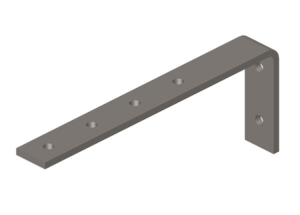 Part No. XA-29441 Hevi-Bar II, Bracket, Web, Plated, For 4 Conductor Bars, 16.25 inch L