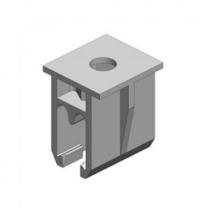 Part No. XA-29846 8-Bar, Hanger Clamp, Black Polycarbonate, No Hardware