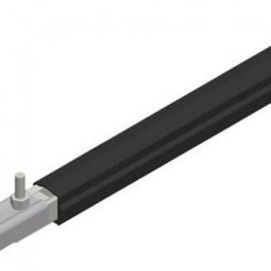 Part No. XA-310101B-J Safe-Lec 2 Conductor Bar 100A Galv Steel, UV Resistant PVC Cover, Black Phase, w/ Splice Joint, 4.5M
