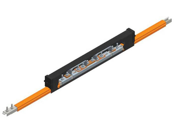 Part No. XA-310207-J Safe-Lec 2 Expansion Section, 125A Galv, Orange PVC Cover, w/ Splice Joint, 4.5M