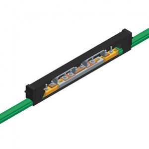 Part No. XA-310308-J Safe-Lec 2 Expansion Section, 160A Copper, Green PVC Cover, w/ Splice Joint, 4.5M