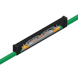 Part No. XA-399108-J Safe-Lec 2 Expansion Section, 400A AL/SS, Green PVC Cover, w/splice joint, 4.5M