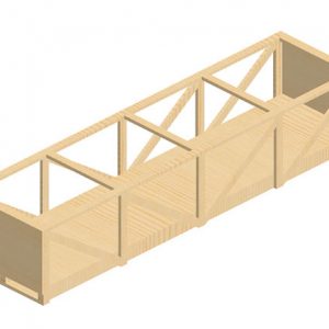 Part No. XA-310800 Safe-Lec 2, Conductor Bar Cover, PVC, Orange, 14.67 ft long