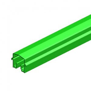 Part No. XA-310801 Safe-Lec 2, Conductor Bar Cover, PVC, Green, 14.67 ft long