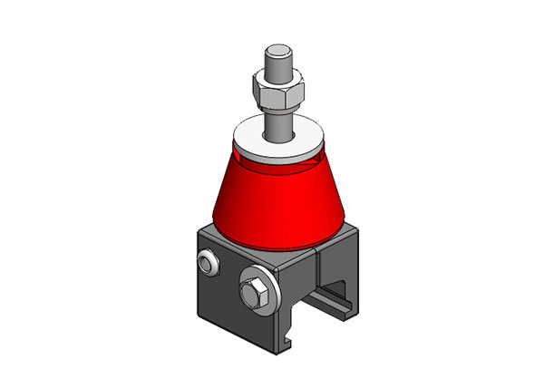 Part No. XA-310969 Safe-Lec 2 Anchor Clamp, With Insulator, Plated Hardware