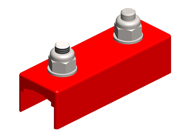 Part No. XA-310973 Safe-Lec 2, Isolator Splice Assembly, for AL/SS Bar