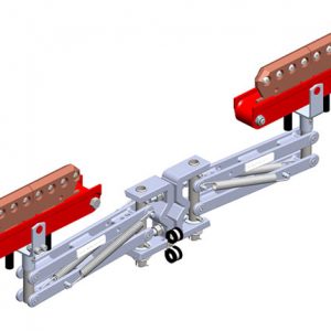 Part No. XA-32111 Hevi-Bar II, Collector, 600A, Tandem, R-Head, C-Base, Lateral Mount, 42 L Pigtail