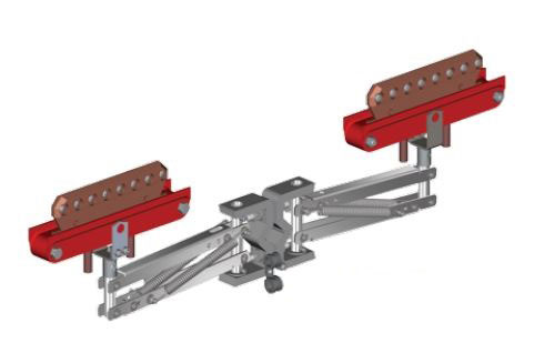 Part No. XA-32111F Hevi-Bar II, Collector, 400Amp C-BSE Lateral Mount – 42 LG