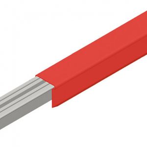 Part No. XA-32496 Hevi-Bar II Conductor Bar 500A, Red Med Heat Polycarbonate Cover, 30FT Length