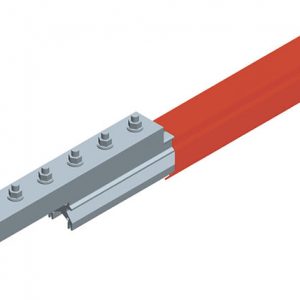 Part No. XA-34802 Hevi-Bar II, Splice Kit, 1500A, Red Med Heat Polycarbonate Cover