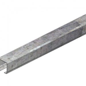 Part No. XA-33690 Standard Duty C-Track Festoon Track Channel, Galvanized, 5FT Length