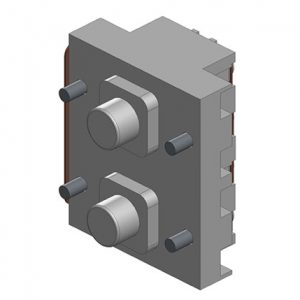 Part No. XA-34296 80 Series Pendant Switch, Momentary 2-speed, 4-NO with Mechanical Interlock