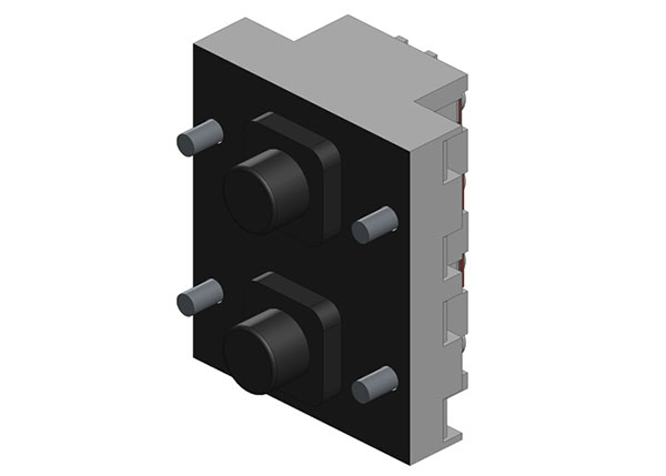 Part No. XA-34297 80 Series Pendant Switch, Momentary 2-speed, 4-NO + 4-NC with Mechanical Interlock