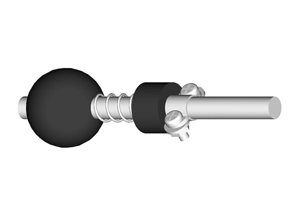 Part No. XA-34885 Cable Reel, Spring, Ball Stop, Solid Round, for 0.19″ to 0.44″ OD Cable, with Spring.