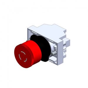 Part No. XA-37124 80 Series Pendant Switch, Mushroom, Red, 2-NC (push-lock, twist-release)